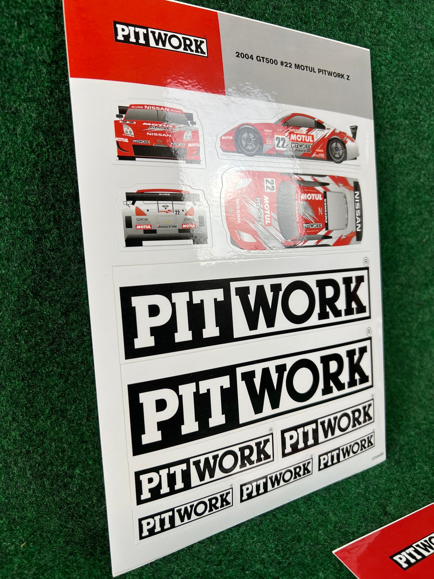 Nissan Fairlady Z JGTC Nismo Motul Pitwork Sticker Sheet Set