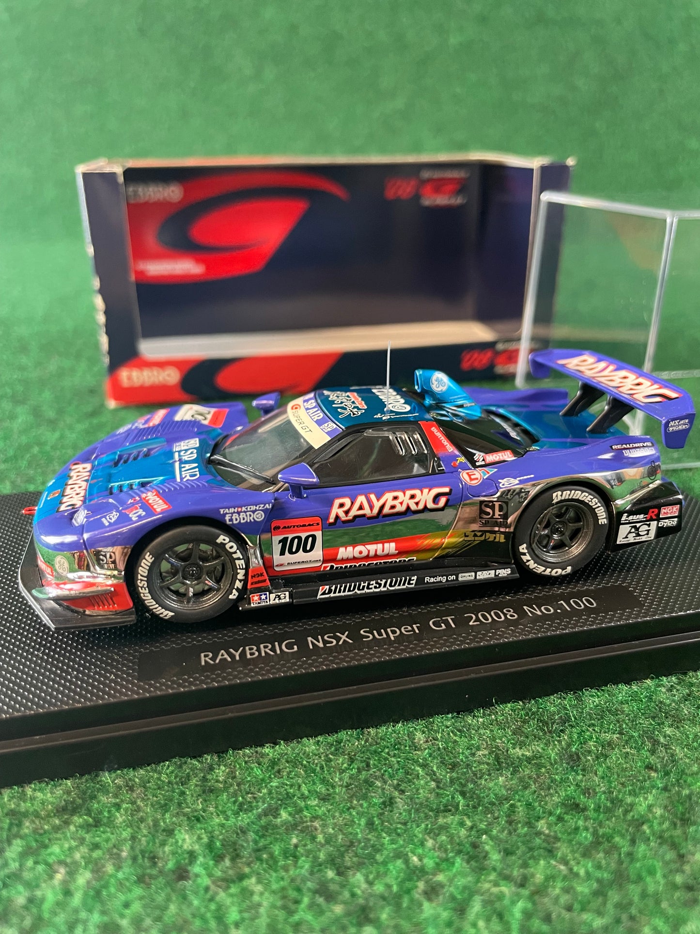 EBBRO - SuperGT 2008 Raybrig Honda NSX GT500 1/43 Scale Diecast