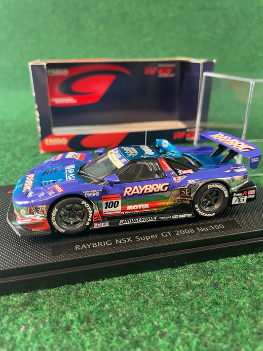 EBBRO - SuperGT 2008 Raybrig Honda NSX GT500 1/43 Scale Diecast