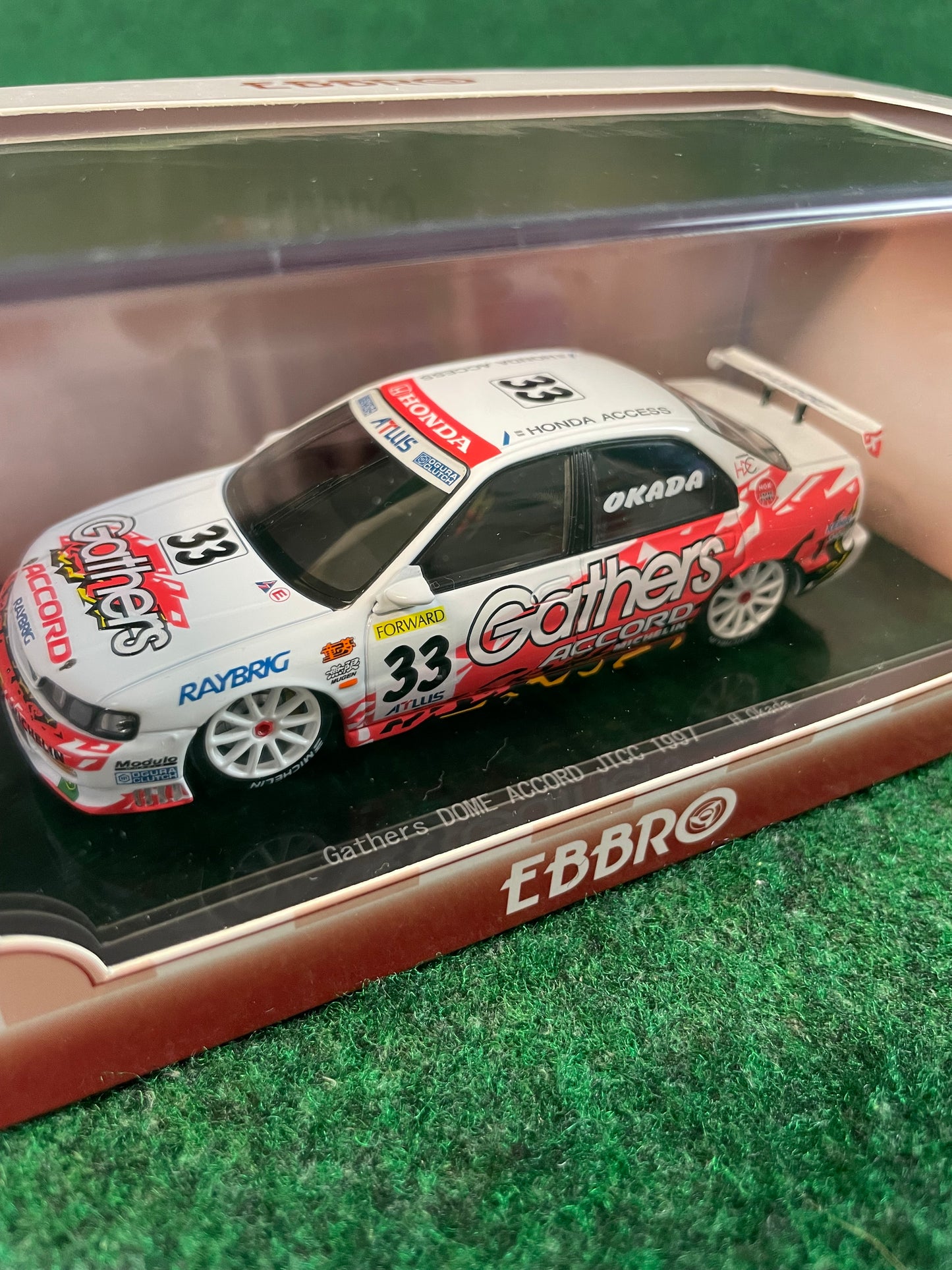 EBBRO - 1997 JTCC Gathers DOME No. 33 Honda Accord 1/43 Scale Diecast