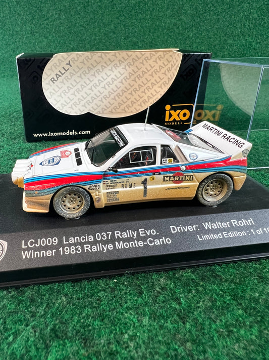ixo - Lancia 037 Rally EVO #1 Winner Rallye Monte Carlo 1983 1/43 Scale Diecast