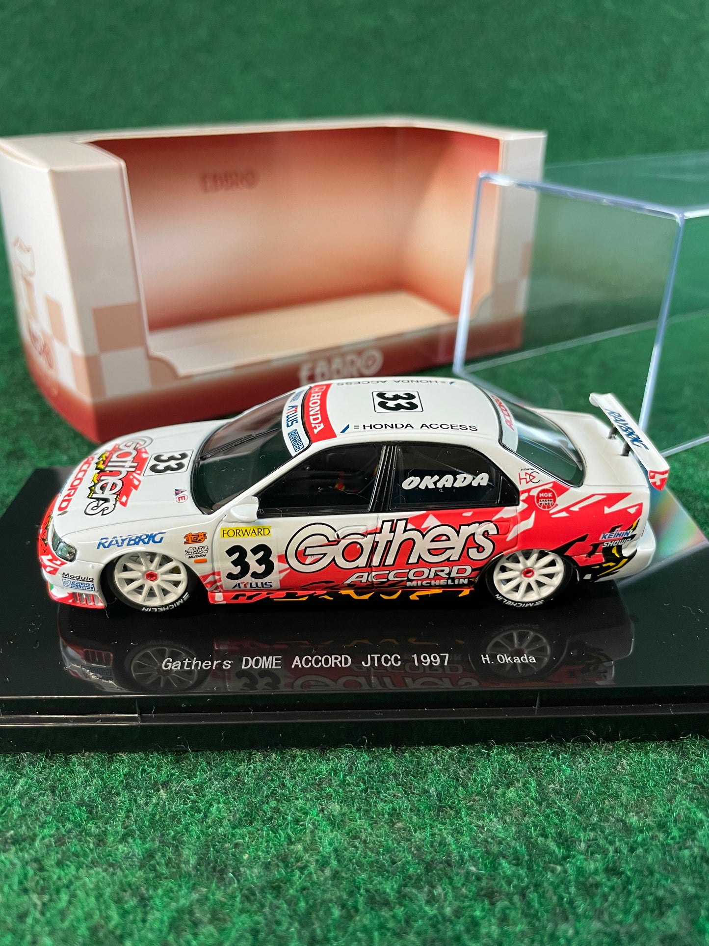 EBBRO - 1997 JTCC Gathers DOME No. 33 Honda Accord 1/43 Scale Diecast