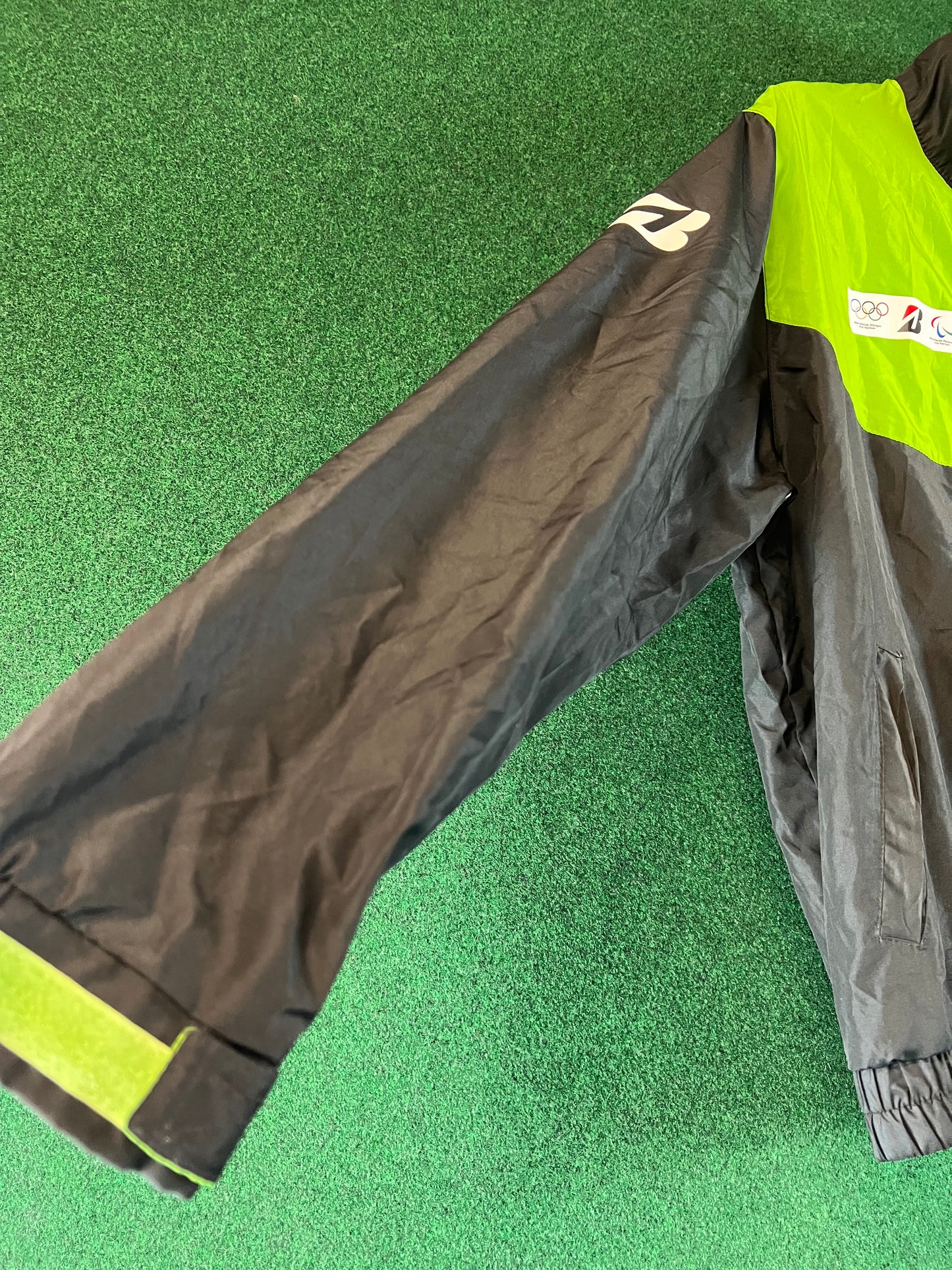 Bridgestone Ecopia - Black/Green Windbreaker Jacket (L)