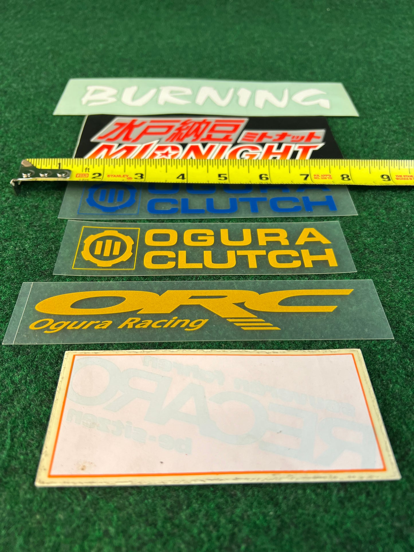 Midnight, Burning, Ogura Racing Clutch & RECARO Sticker Set