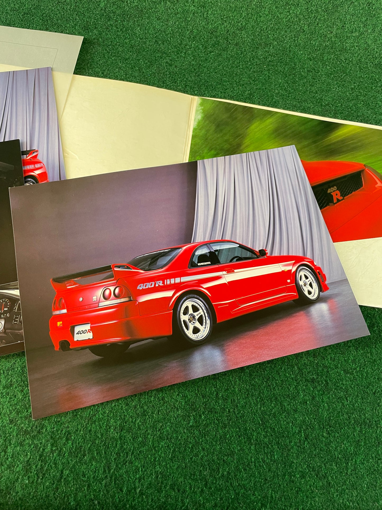 Nissan Skyline 400R R33 GT-R - Japanese Dealer New Car Press Release Folder Packet Brochure