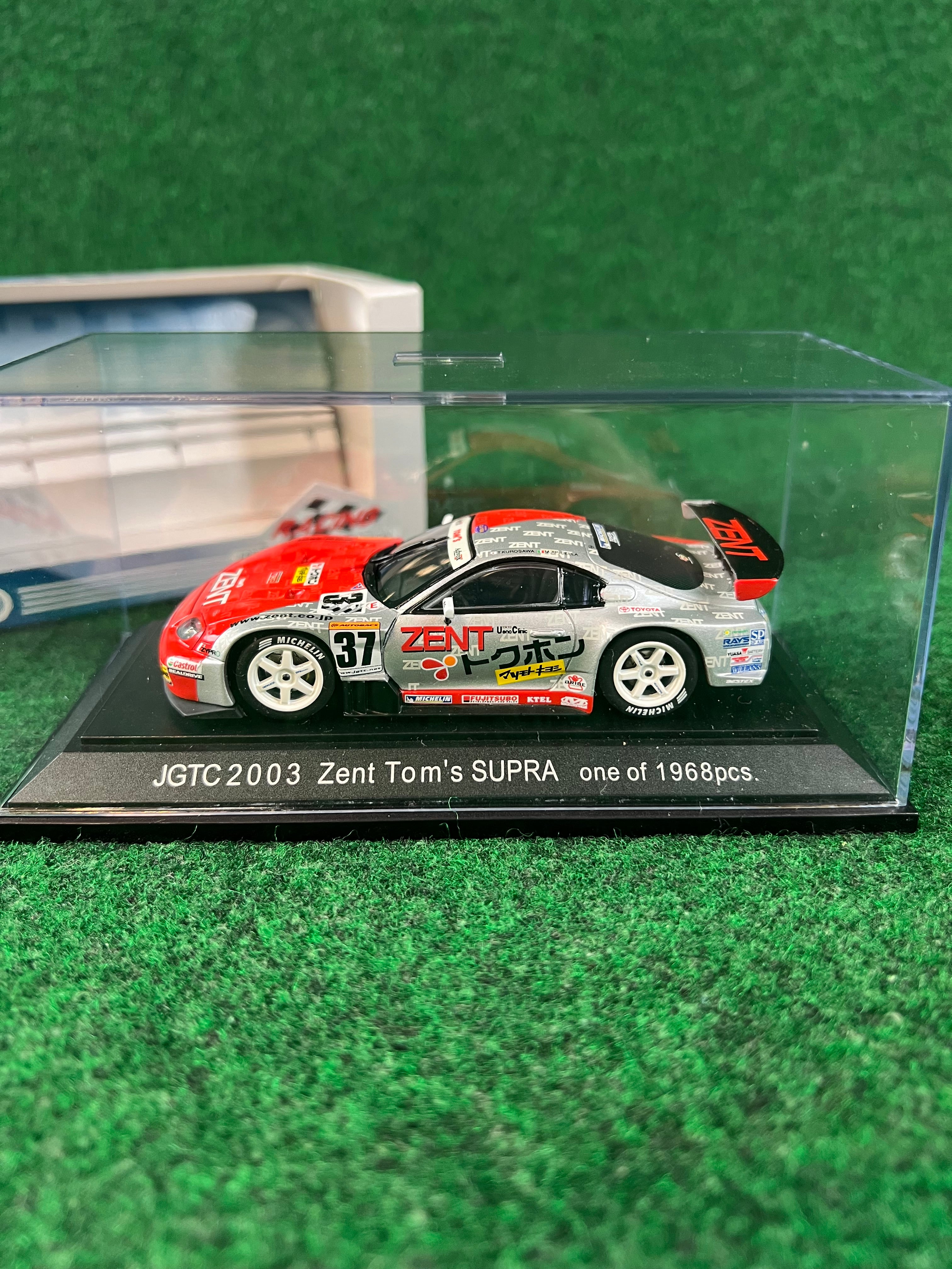 【60％OFF】 EBBRO - Diecast Scale 1/43 Supra Toyota Tom's Zent 2003 ミニカー