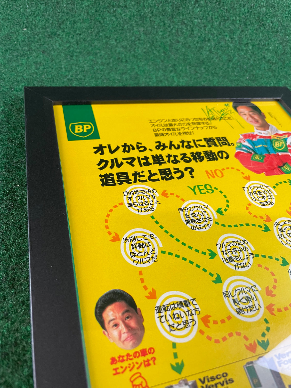 BP Oil & Keiichi Tsuchiya - Framed Advertisement