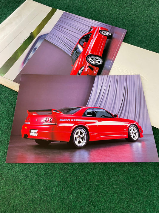 Nissan Skyline 400R R33 GT-R - Japanese Dealer New Car Press Release Folder Packet Brochure