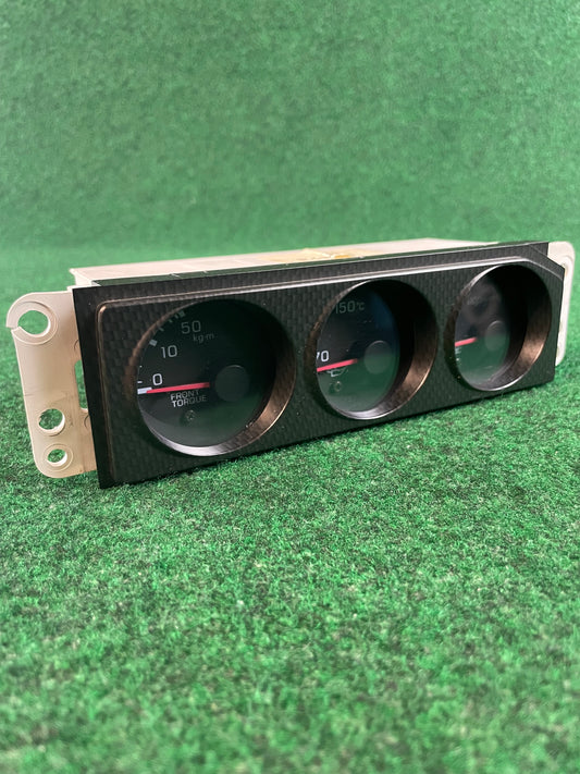 Nissan Skyline R33 GT-R Factory JDM Center Dash Triple Gauge Cluster