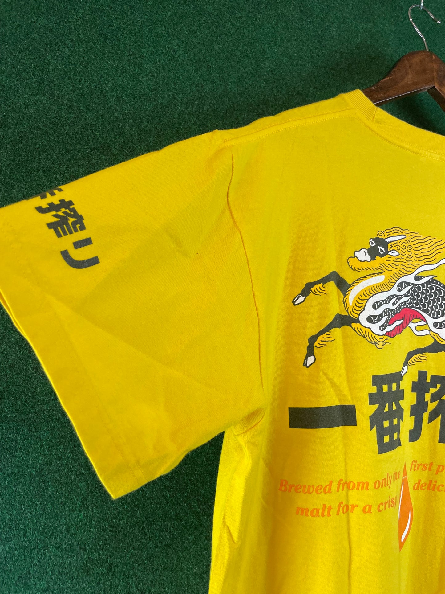 Kirin Ichiban Beer Promotional Yellow T-Shirt