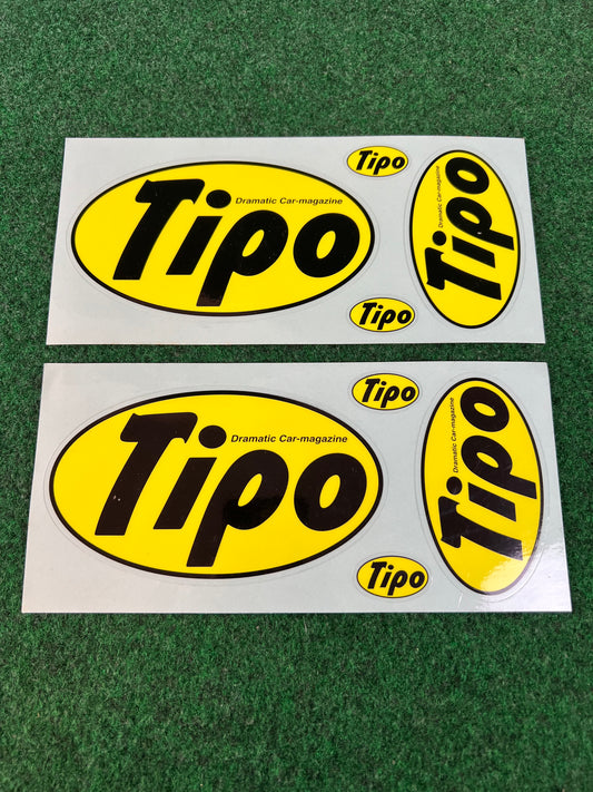 Tipo Logo Sticker Sheet Set
