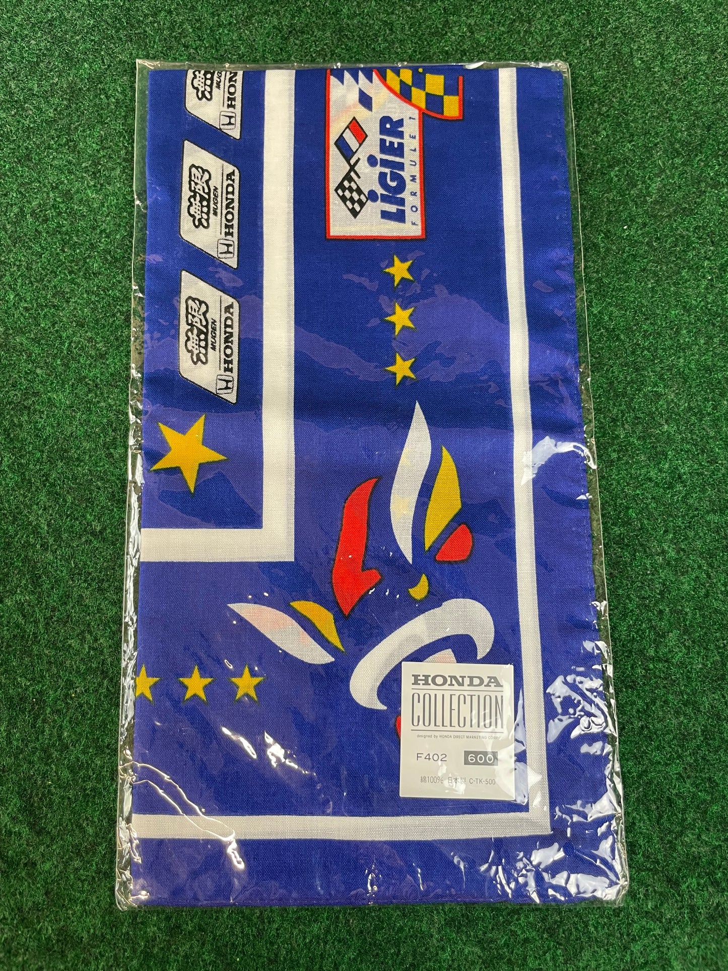MUGEN Honda Gauloises Blondes Ligier Formula 1 Vintage Bandana Handkerchief Towel