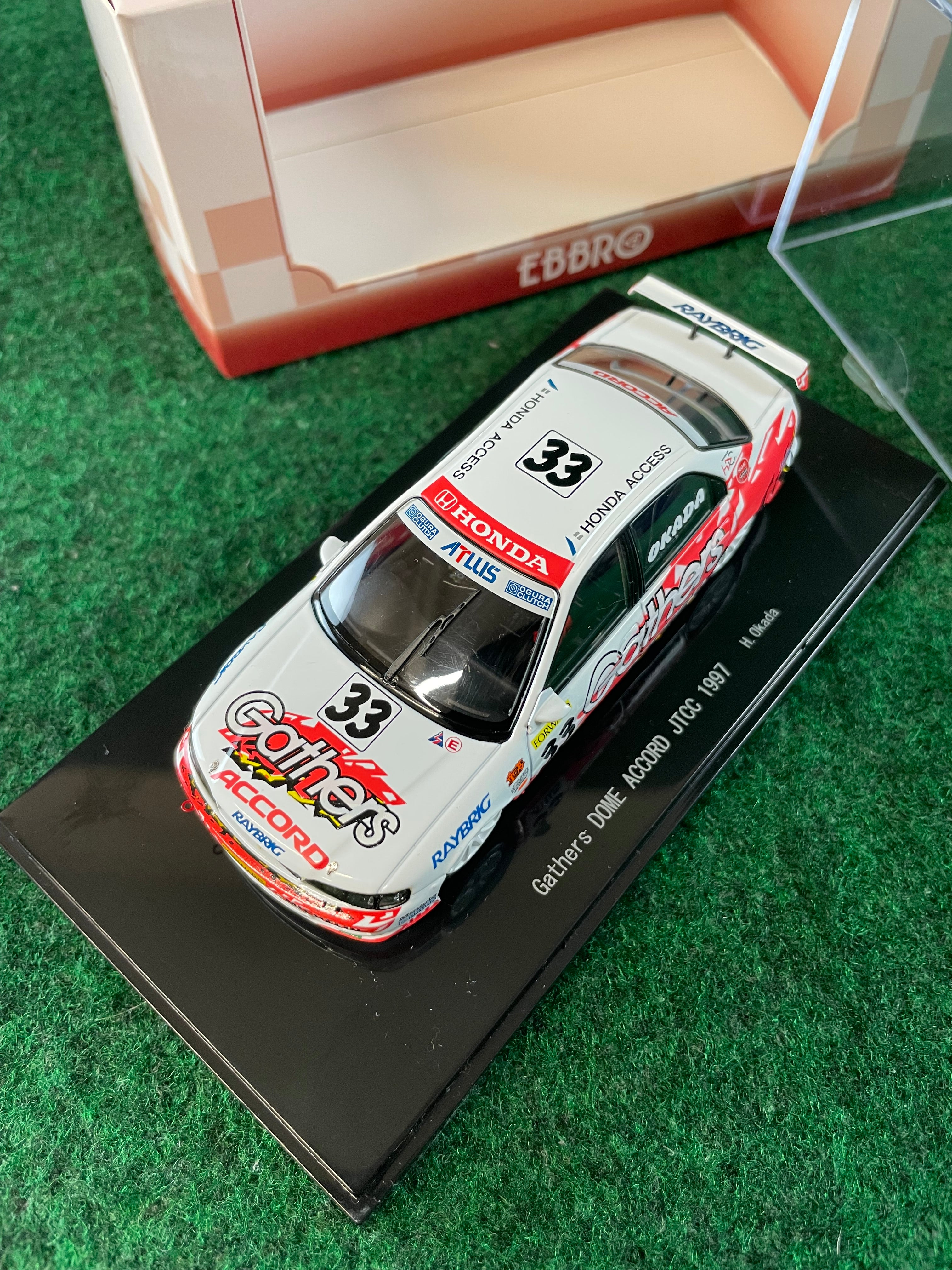EBBRO - 1997 JTCC Gathers DOME No. 33 Honda Accord 1/43 Scale