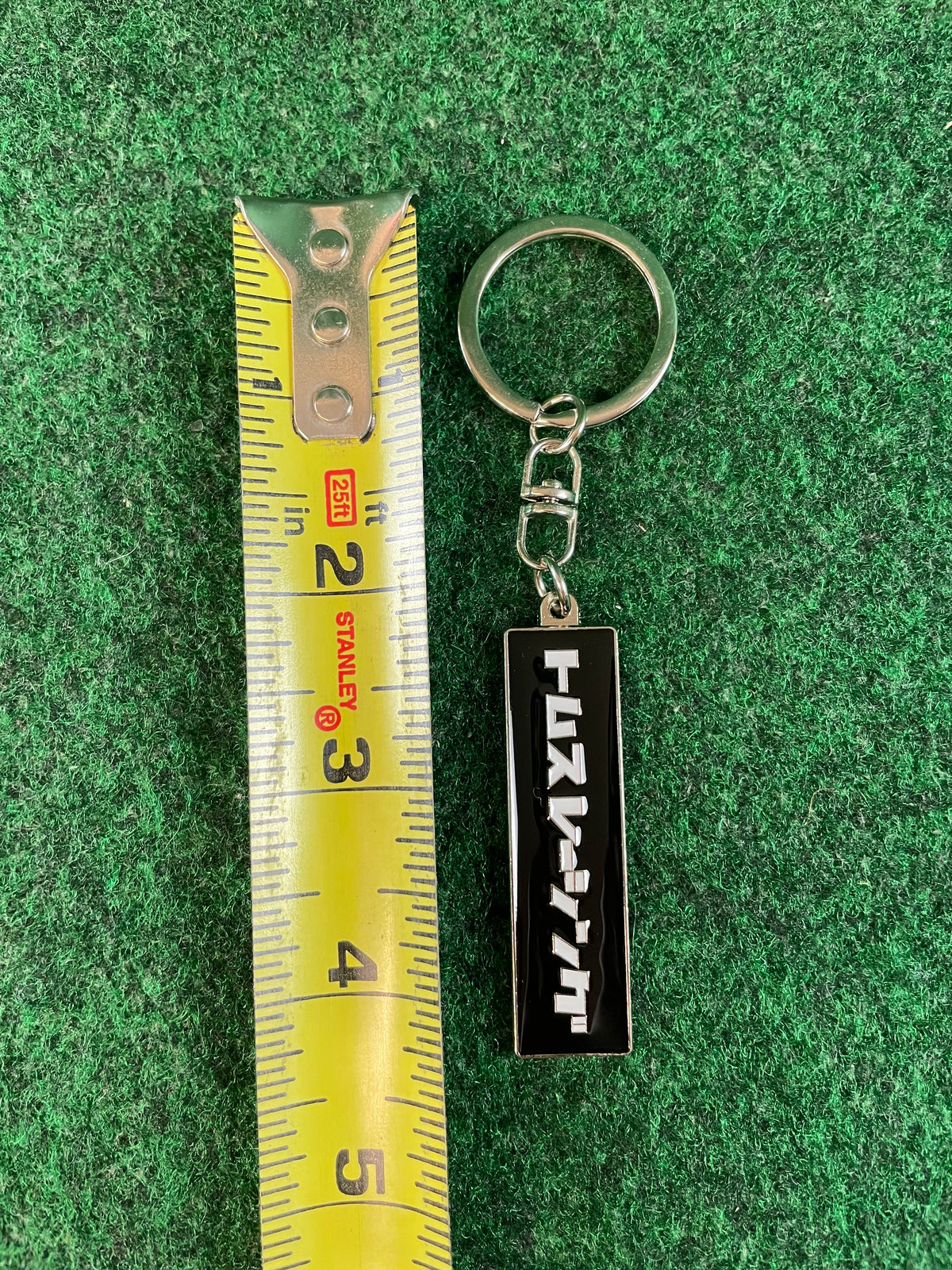 TOM'S Emblem Metal Keychain Collection - Black/White Letters