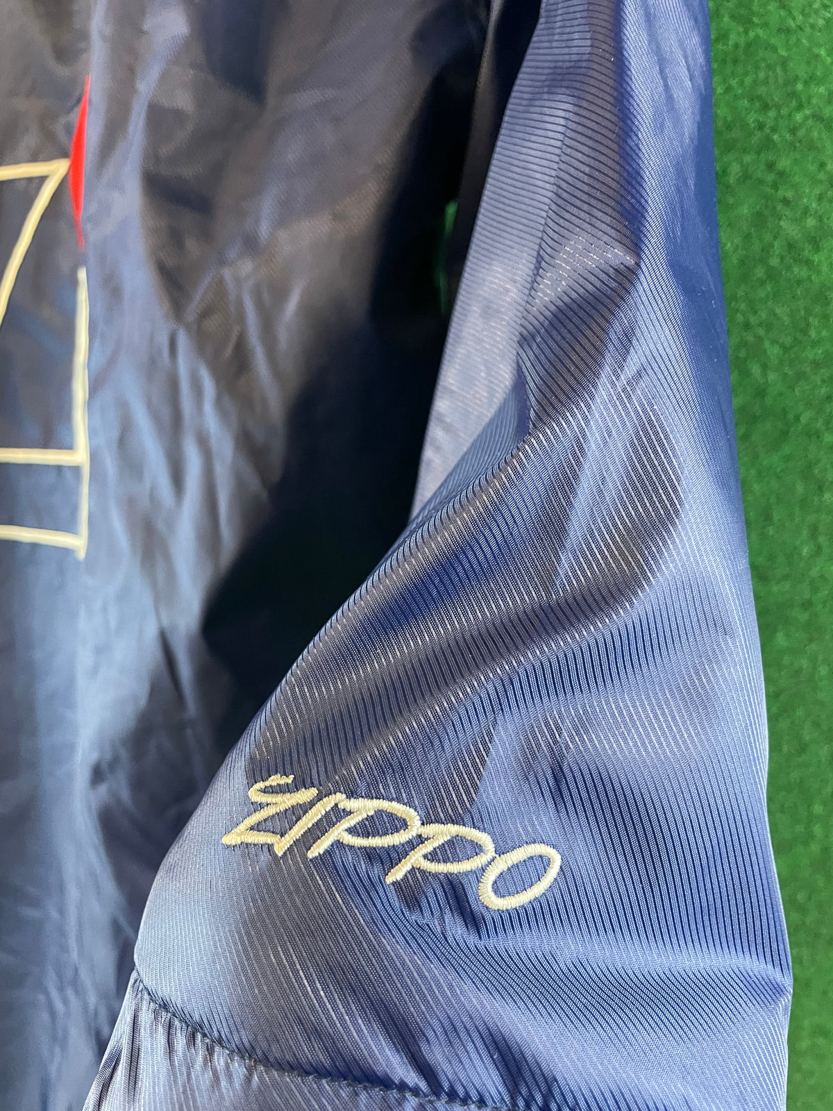 Zippo - Navy Blue & Red Insulated Bench Coat