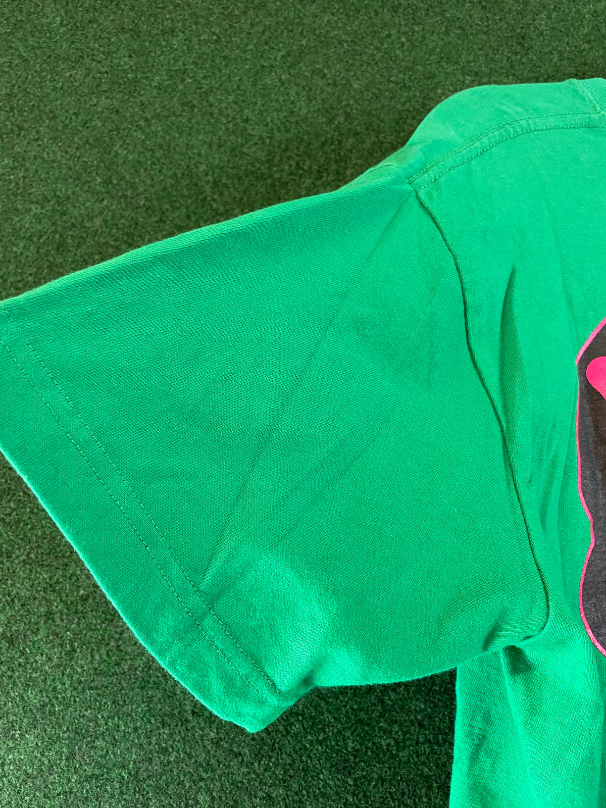 326POWER - Green/Pink/Black Skull Drip T-shirt