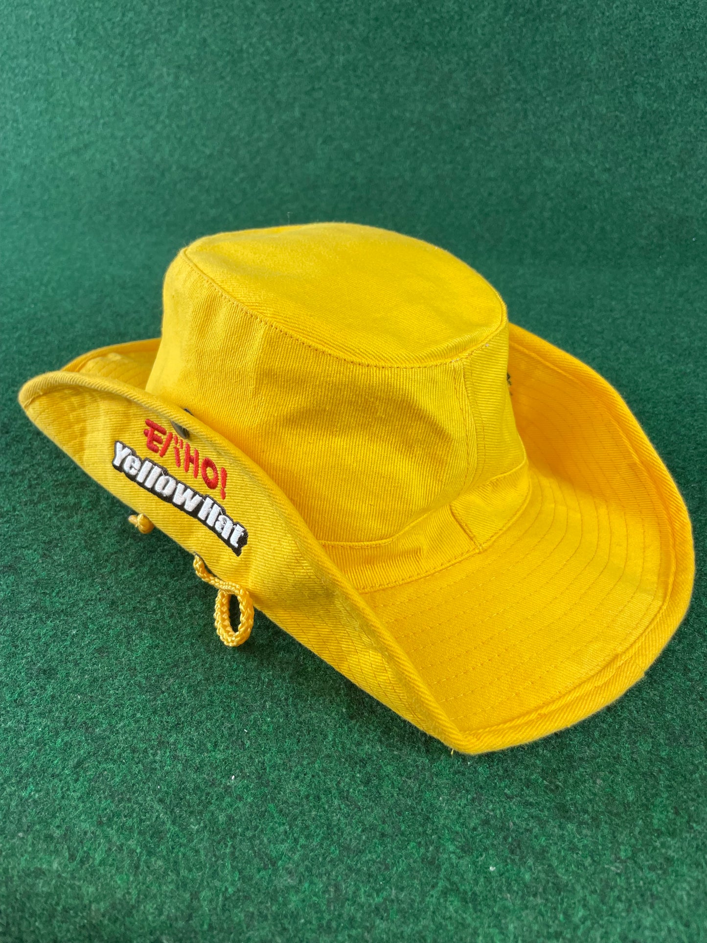 YMS SuperGT Yellow Hat & Hasemi Motor Sport Drawstring Bucket Hat