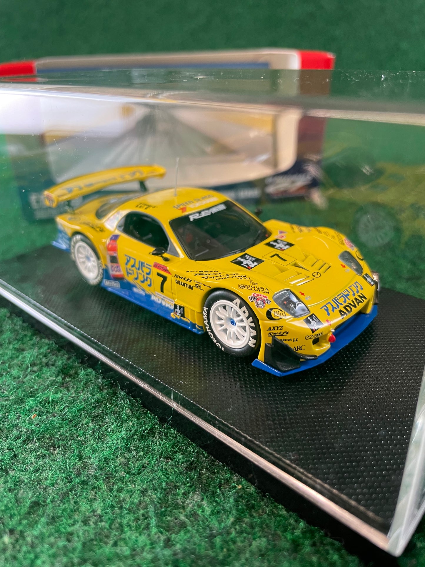 EBBRO JGTC 2004 RE Amemiya Aspara Drink Mazda RX7 1/43 Scale Diecast