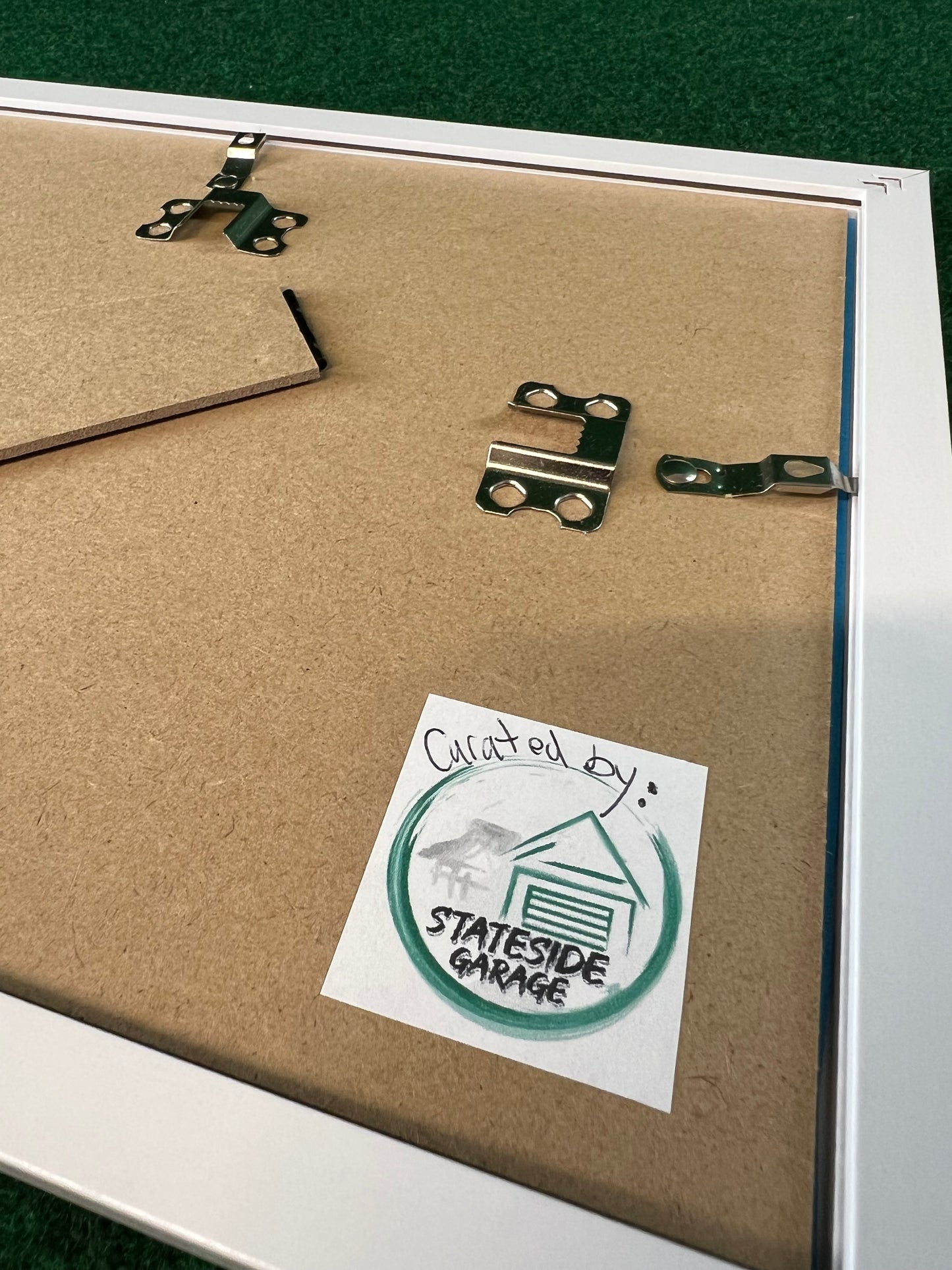 Nissan Skyline R34 GT-R Bayside Blue Framed Car Art