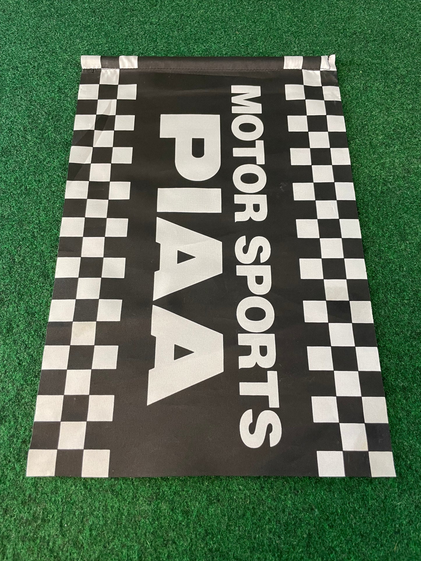 PIAA Motor Sports Racing Team Vintage Cheering Race Fan Flag