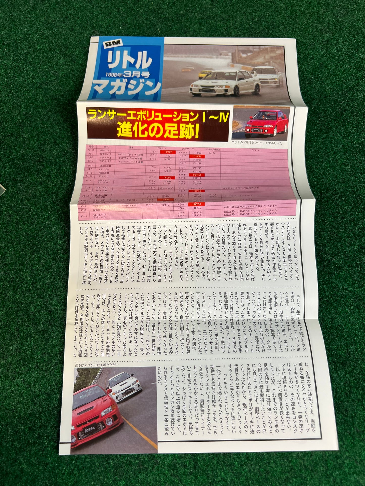 Best Motoring VHS - March & April 1998