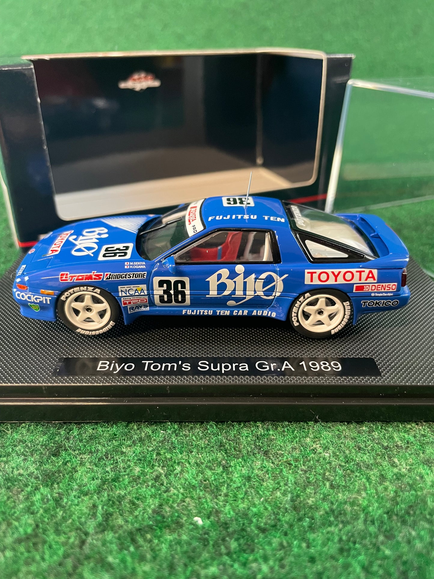 EBBRO - 1989 Bijo Tom’s Toyota Supra Gr. A No.36 1/43 Scale Diecast