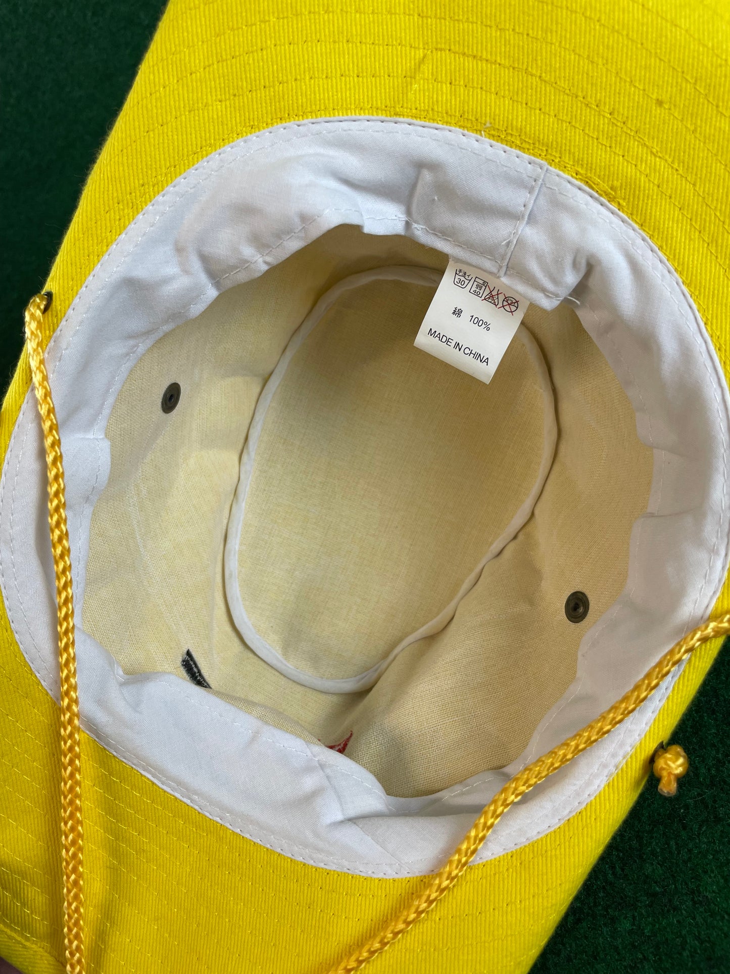 YMS Yellow Hat Hasemi Motor Sport Drawstring Bucket Hat