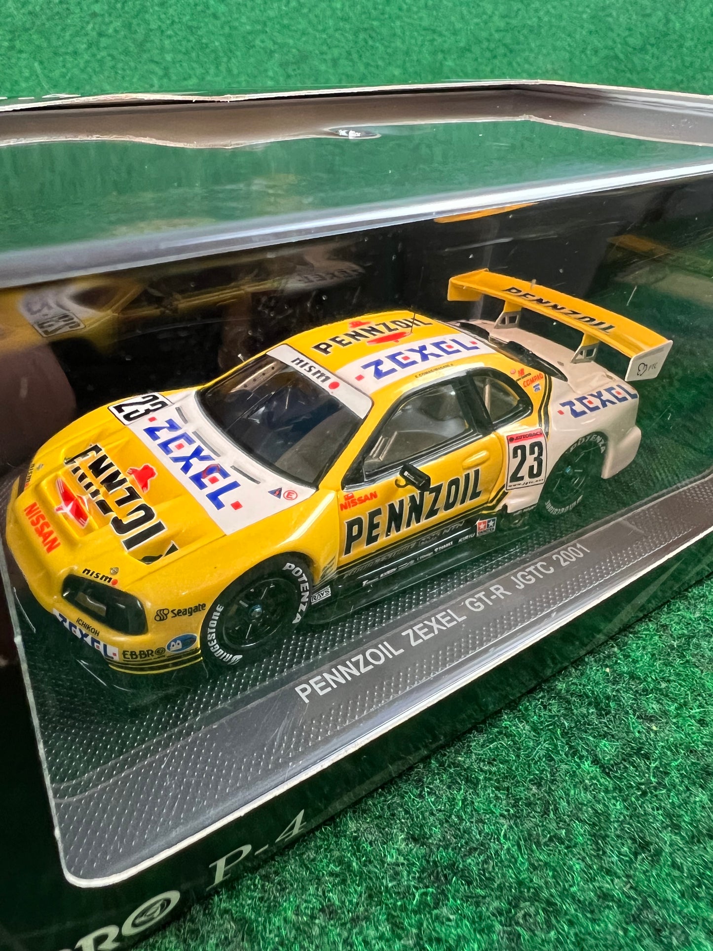 EBBRO P-4 Nissan Skyline R34 GTR 2001 Pennzoil Zexel 1/43 Scale Diecast
