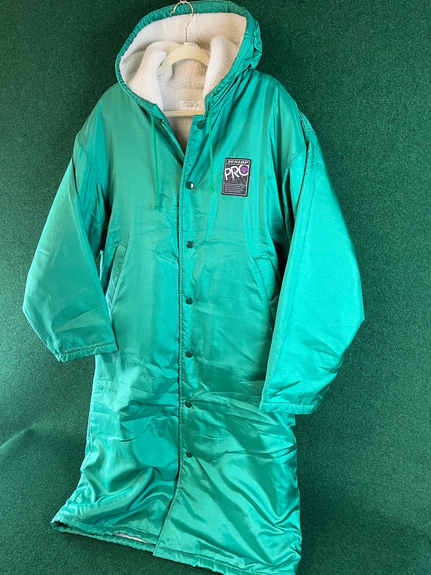 DUNLOP PRO Sports Activewear - Insulated Fleece Lined Vintage Bench Coat