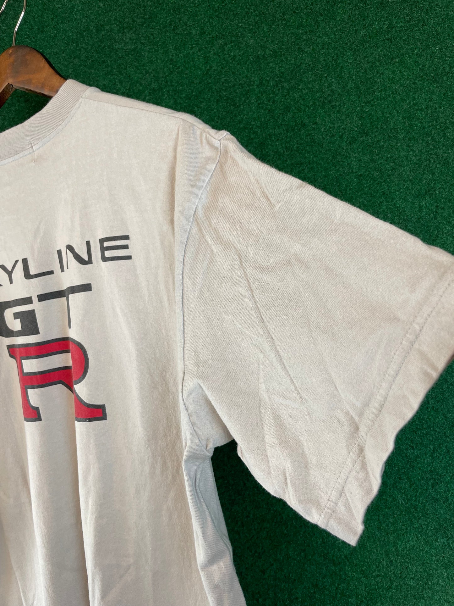 Skyline GT-R - SKYLINE Collection Vintage Grey Sleeve Pocket T-Shirt