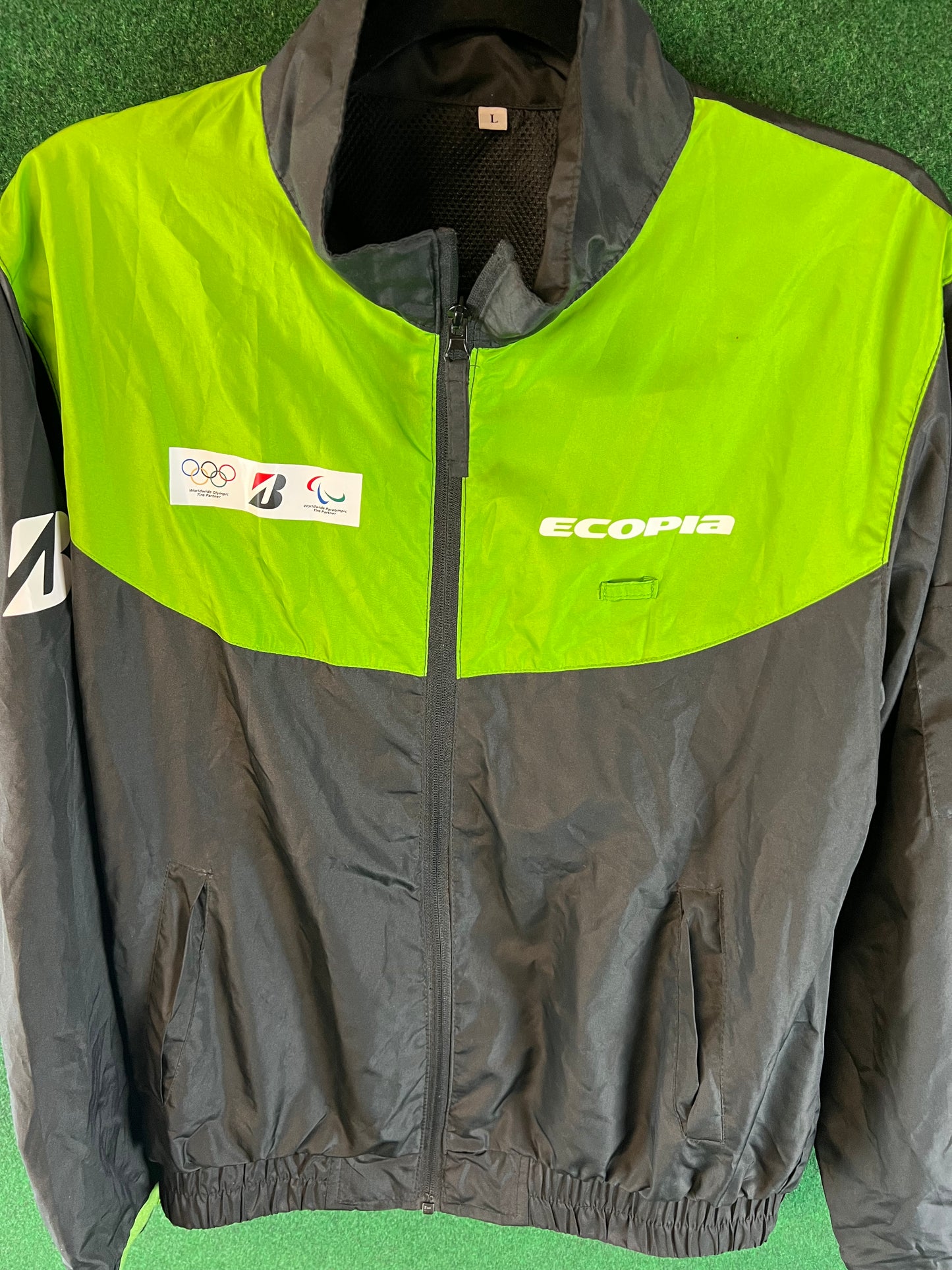 Bridgestone Ecopia - Black/Green Windbreaker Jacket (L)