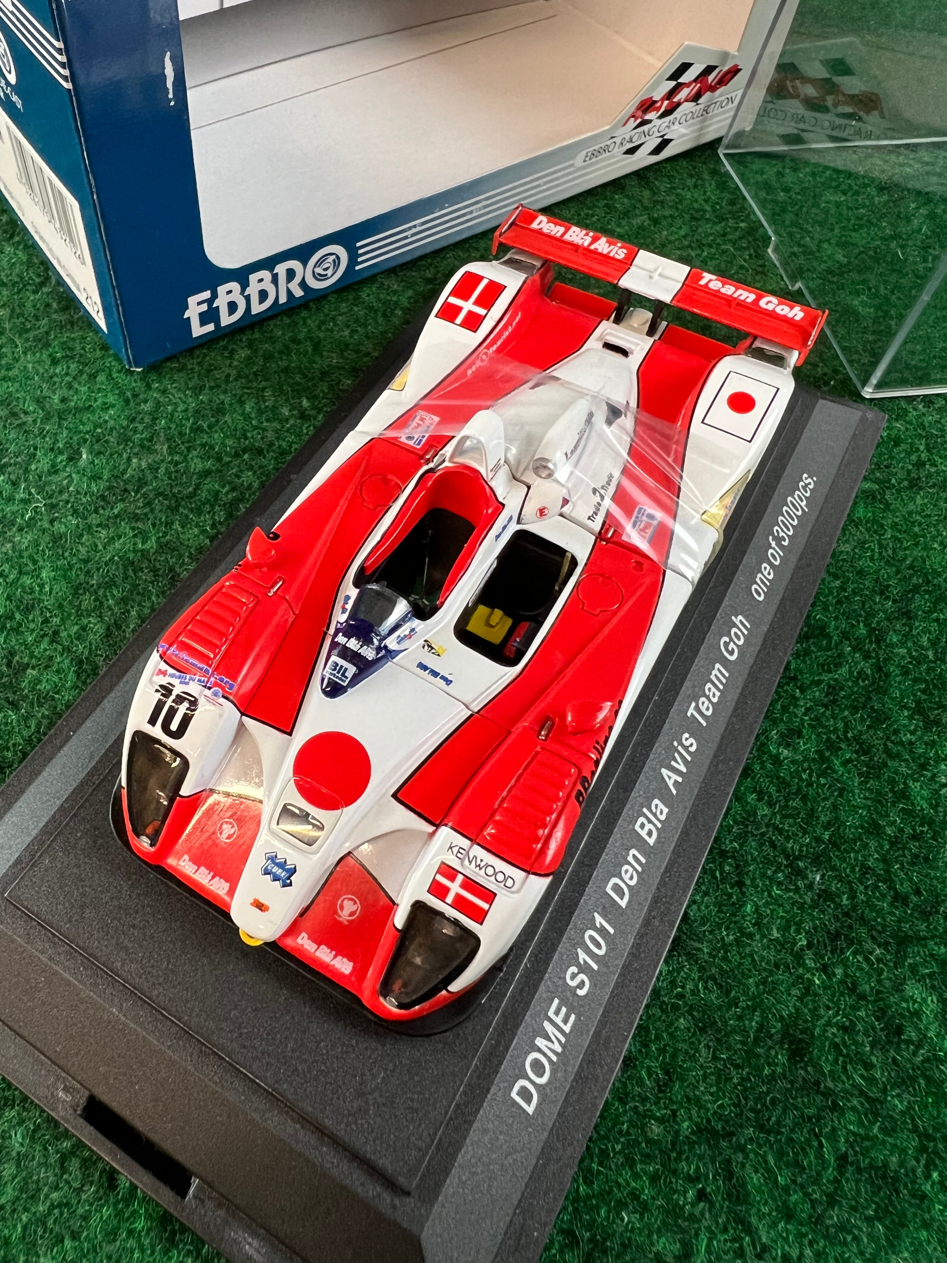 EBBRO 2001 LeMans Team Den Bla Avis Team Goh DOME S101 1/43