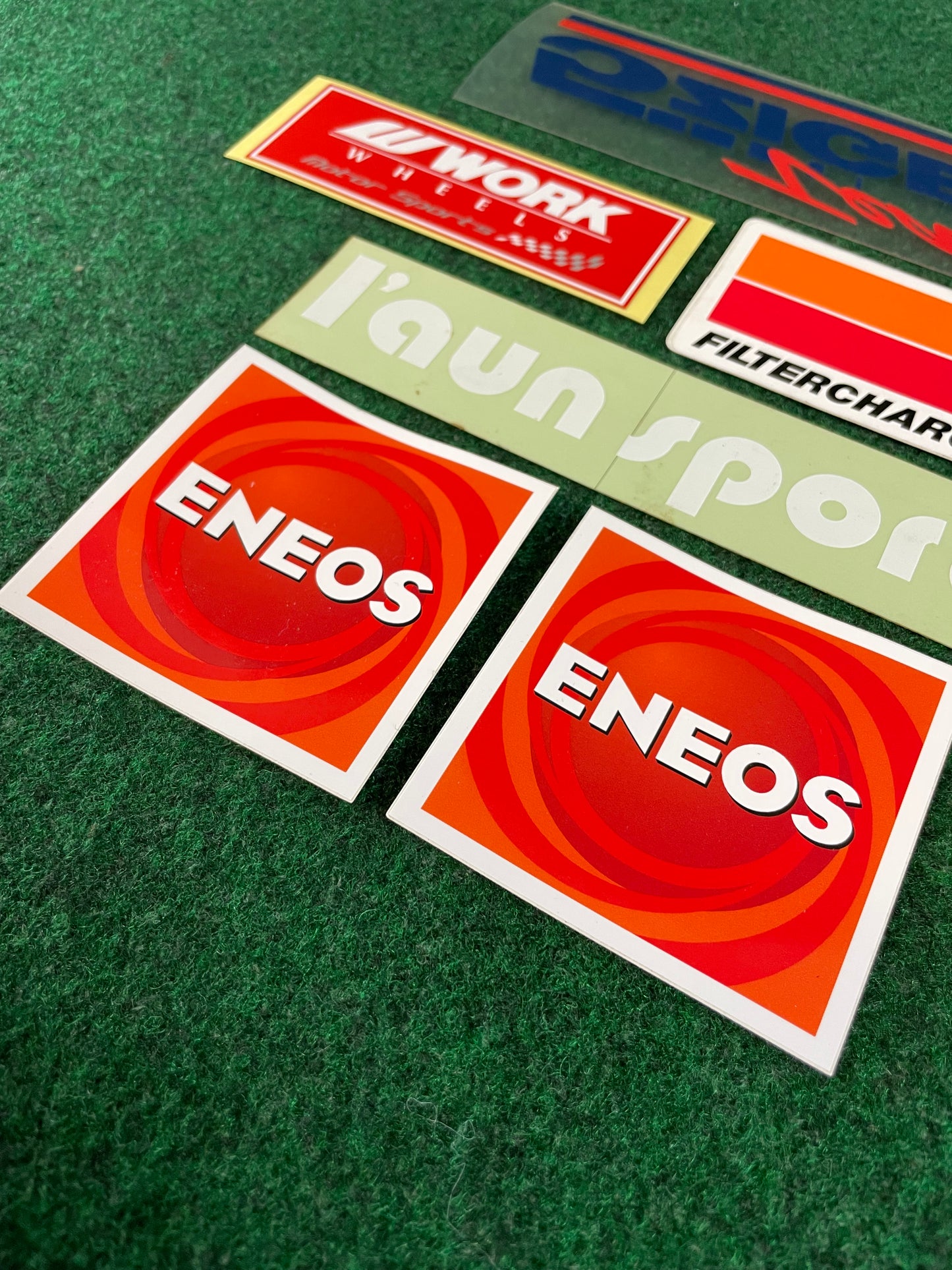 5zigen, Work Wheels, Launsport, ENEOS & K&N Sticker Set