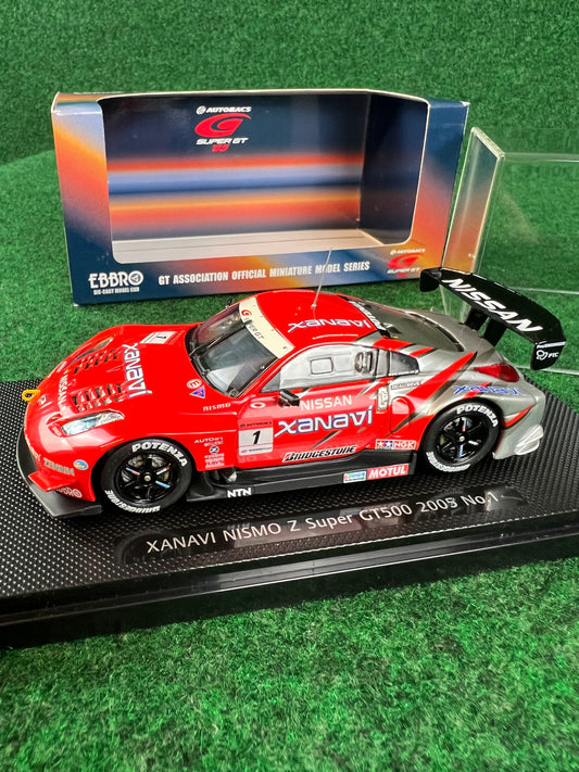 EBBRO SuperGT 2005 XANAVI Nismo Nissan Fairlady Z #1 1/43 Scale Diecast