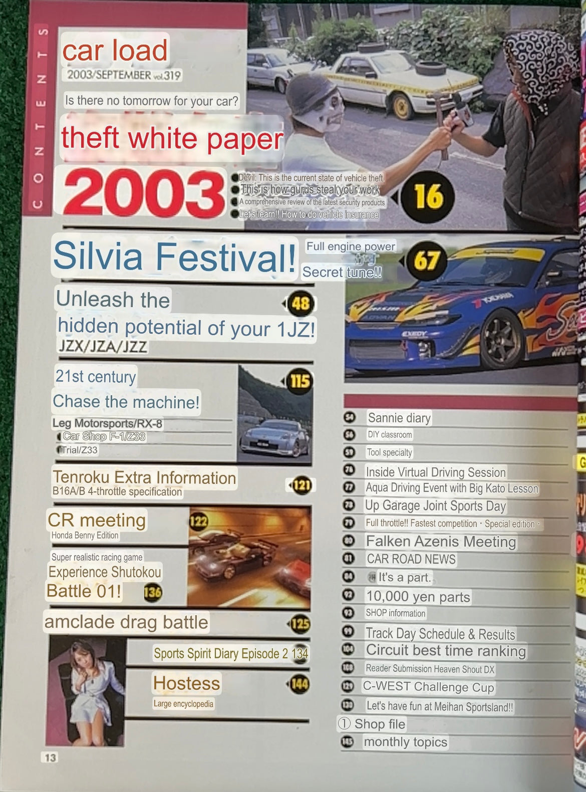 Car Road - Kansai Street Car Magazine: September 2003