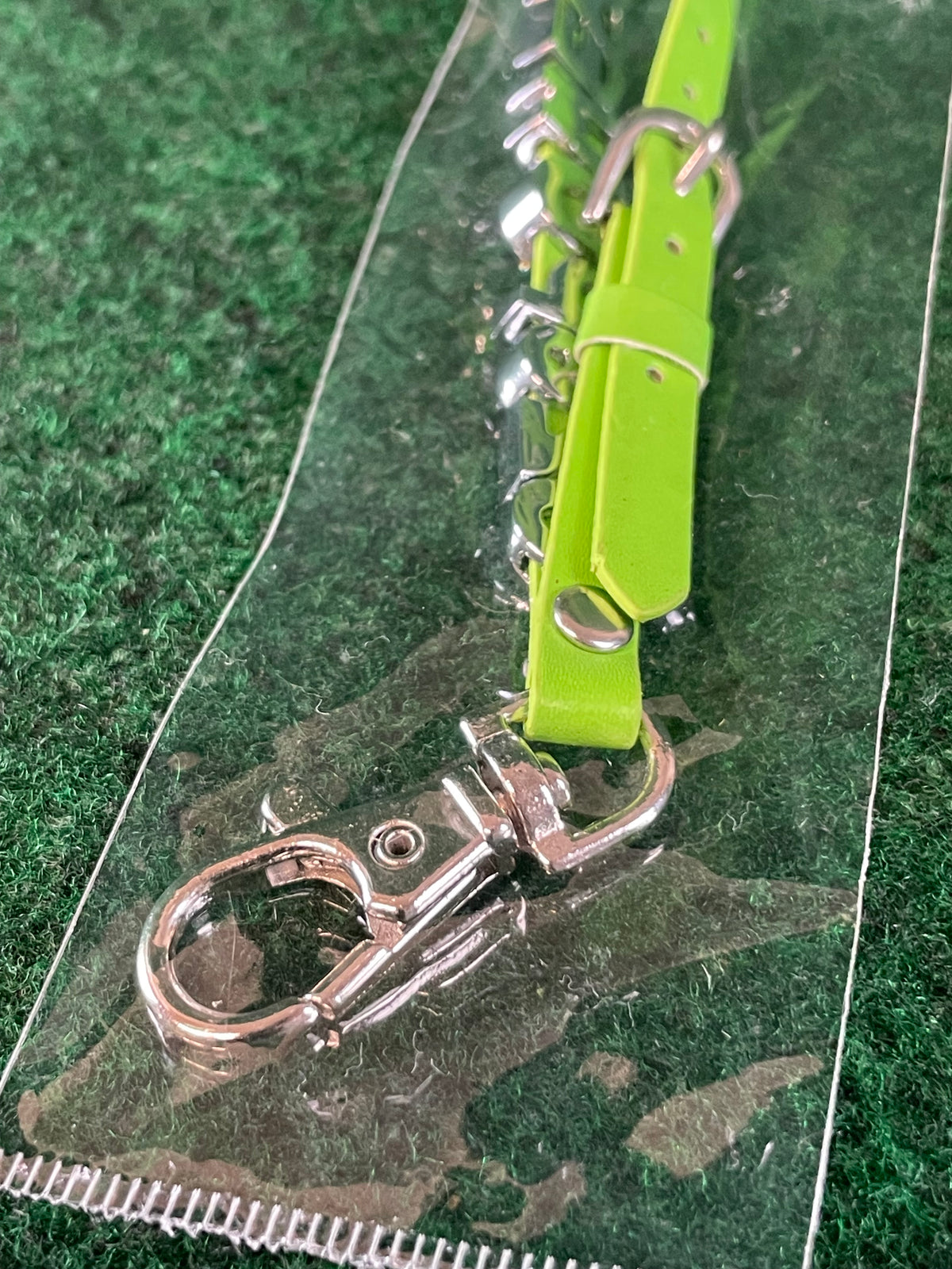 326POWER - Diamond Letter Logo Green Keychain