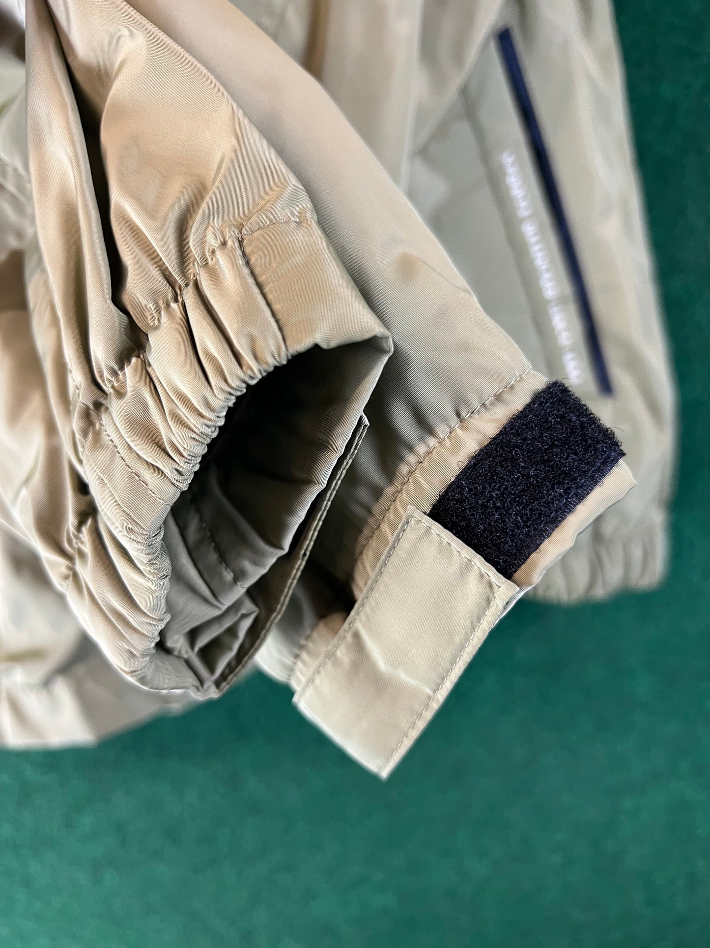 DUNLOP Motorsport -“Sports Oriented Since 1888” Olive Green Windbreaker Zip Up Jacket - LL