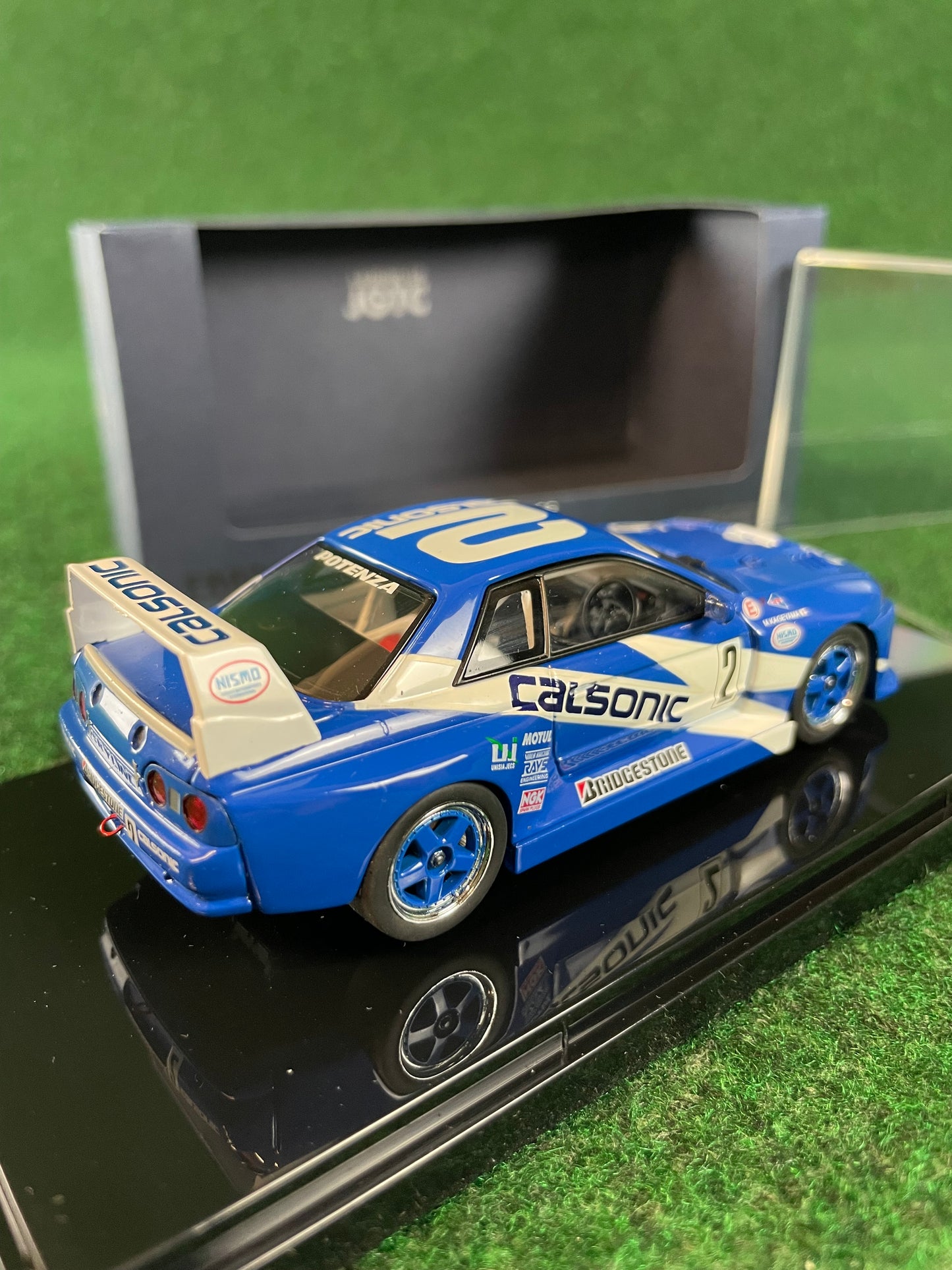 EBBRO JGTC Legends Calsonic 1993 Fuji May Nissan Skyline R32 GT-R 1/43 Scale Diecast