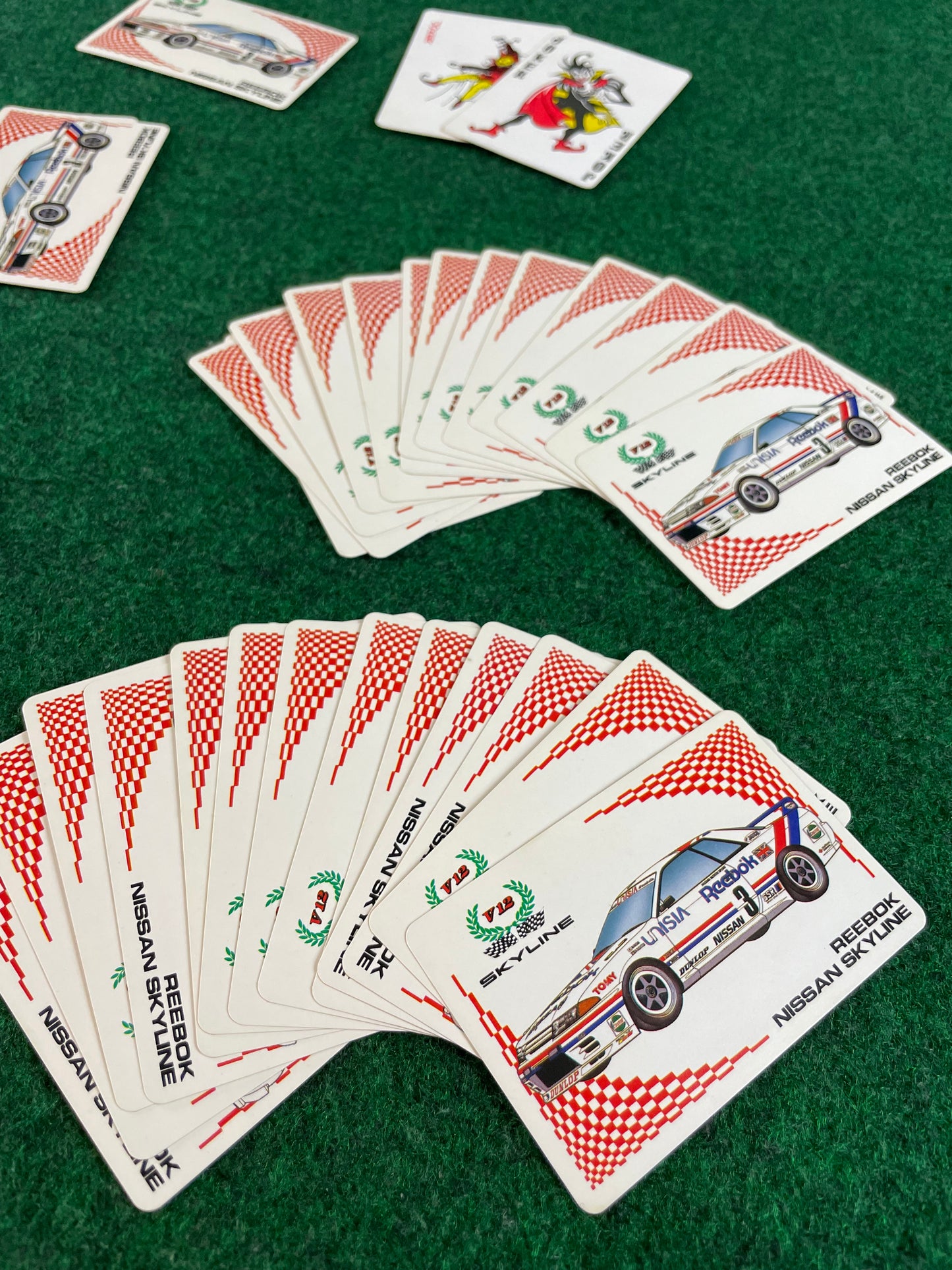 Reebok UNISIA GROUP A Nissan Skyline R32 GT-R Playing Card Set