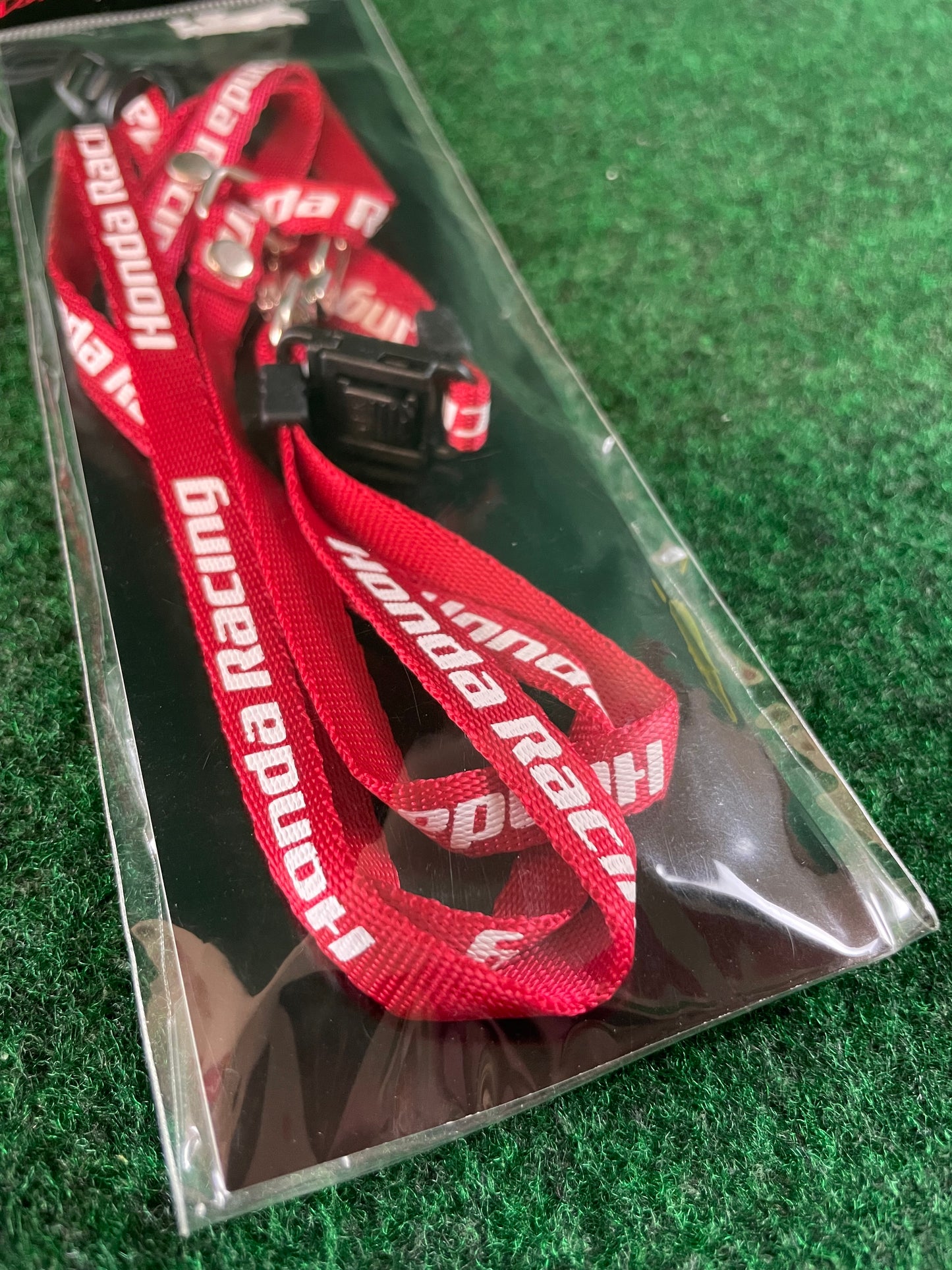 Honda Racing - Red/White Lanyard Keychain Thin Neck Strap