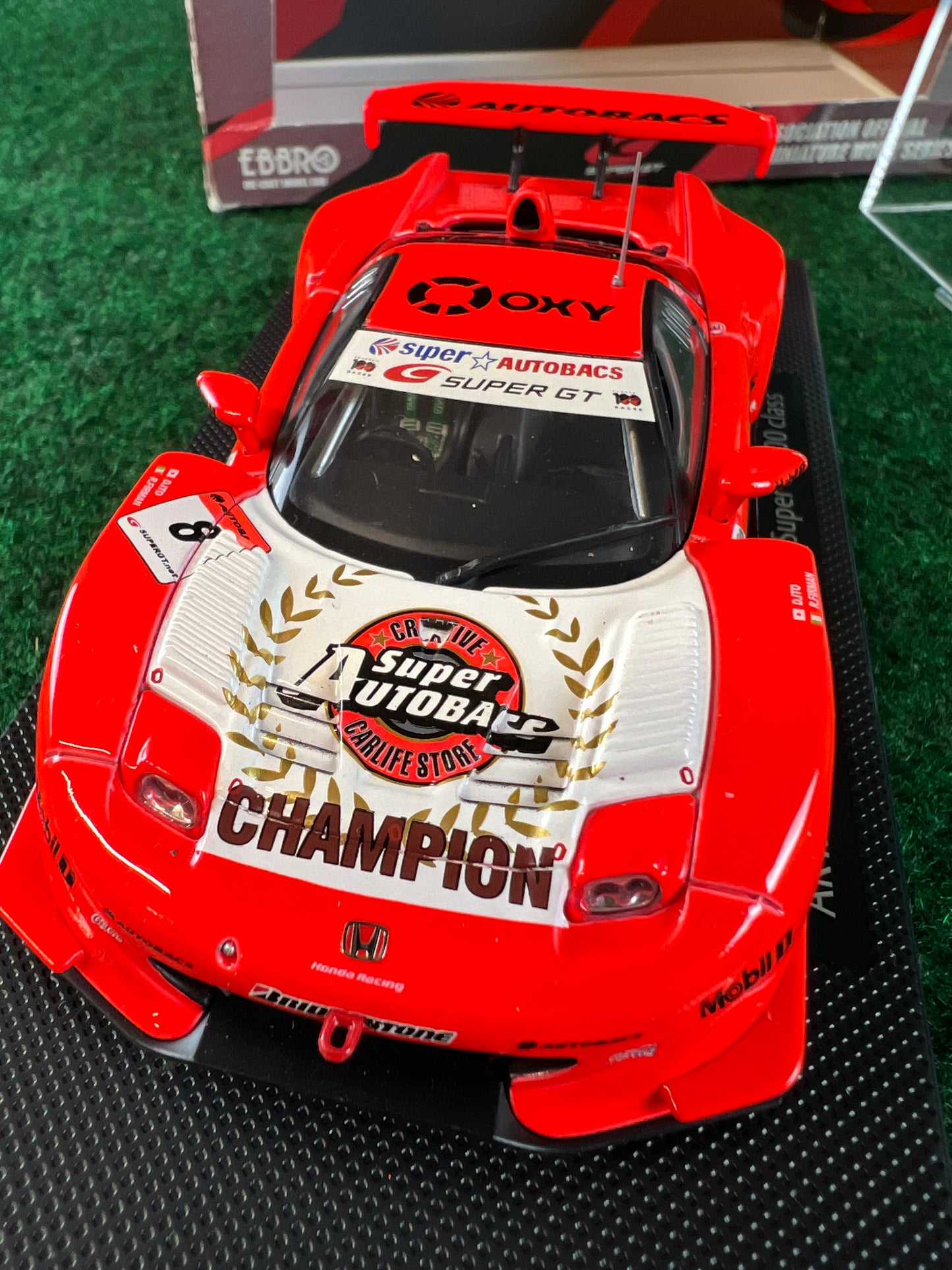 EBBRO - SuperGT 2007 ARTA NSX Championship Car with Signature Images 1/43 Scale Diecast