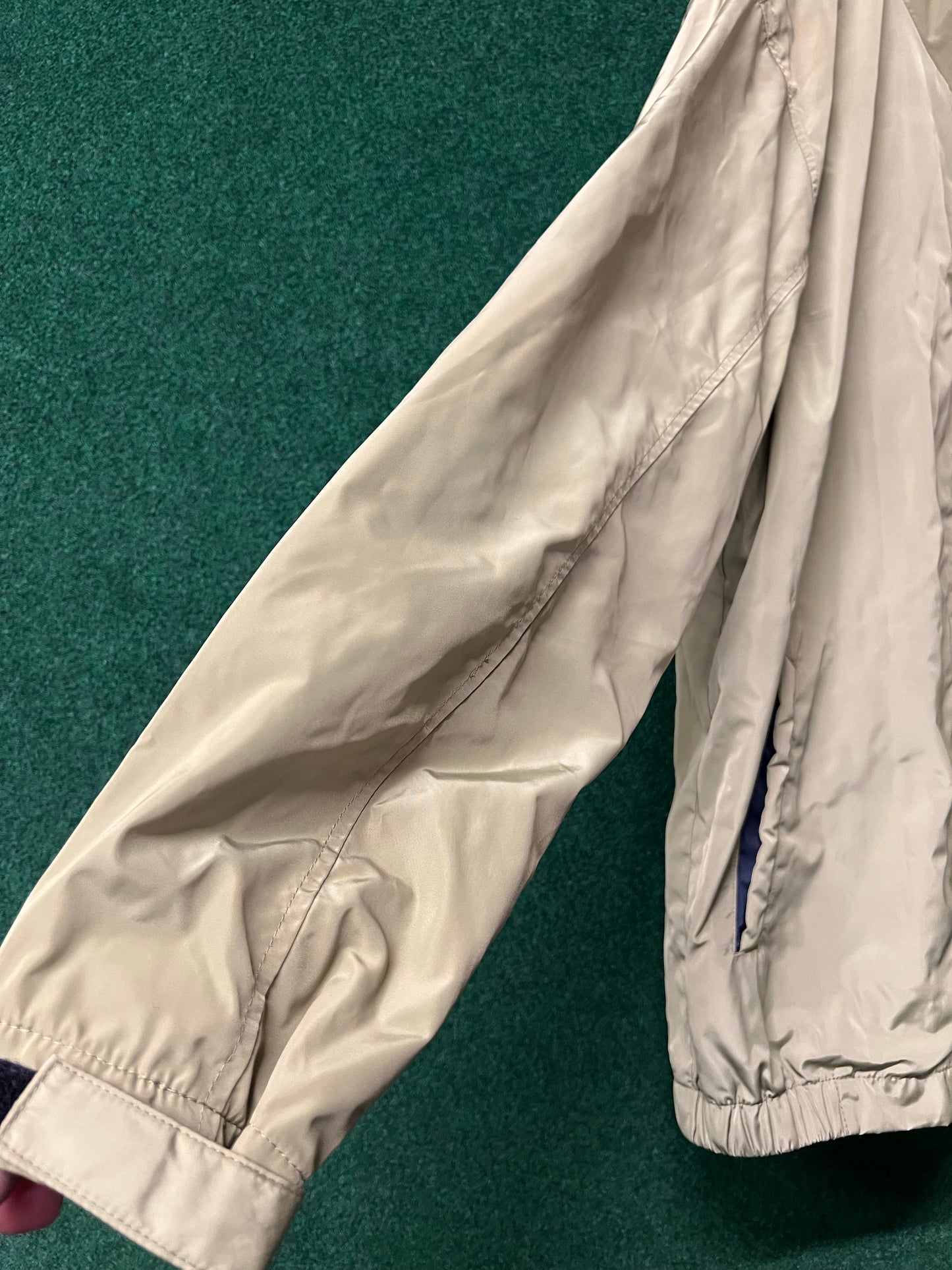 DUNLOP Motorsport -“Sports Oriented Since 1888” Olive Green Windbreaker Zip Up Jacket - LL