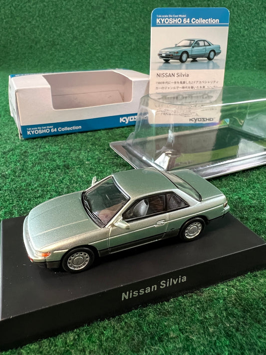KYOSHO 64 Collection - Nissan Silvia (Green) 1/64 Scale Diecast Car