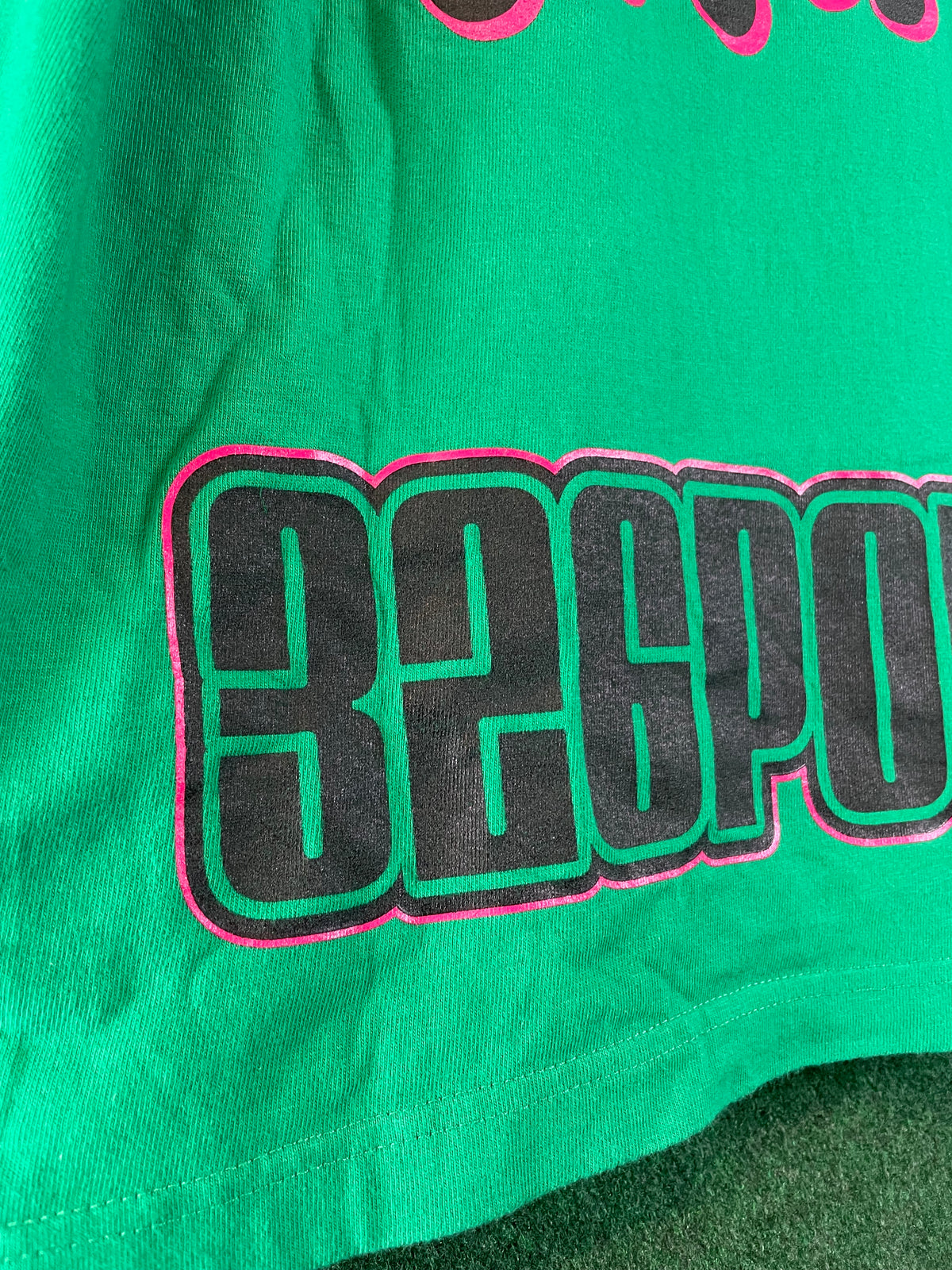 326POWER - Green/Pink/Black Skull Drip T-shirt