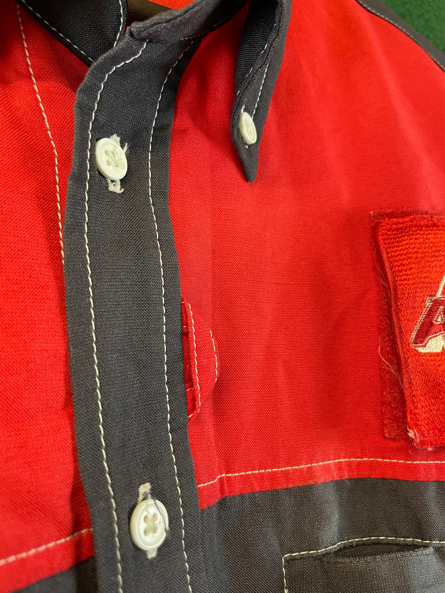 Super Autobacs - Employee Button Down Short Sleeved Shirt
