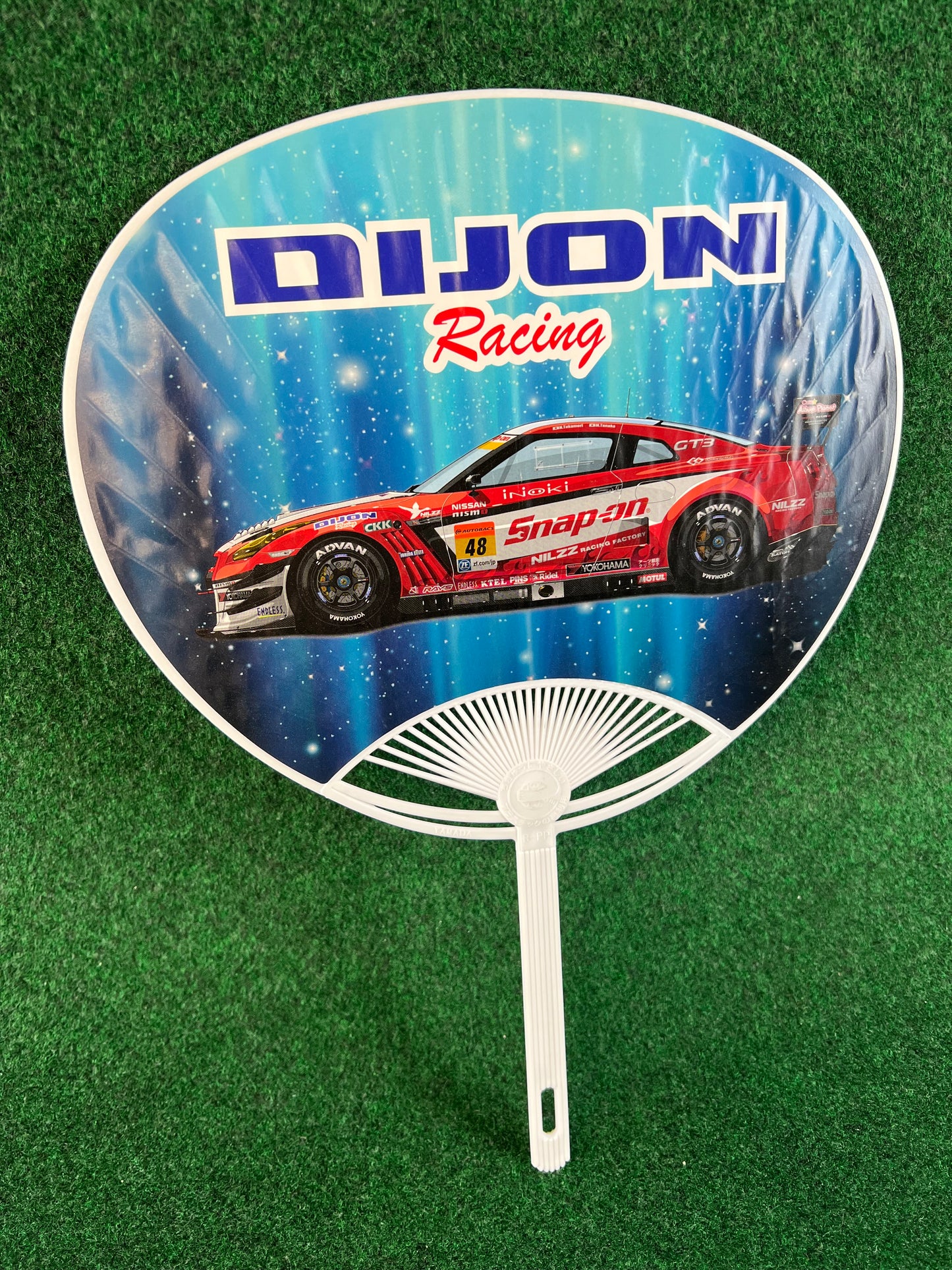 Dijon Racing - SUPER GT Nissan R35 GT-R Raceday Promotional Hand Fan