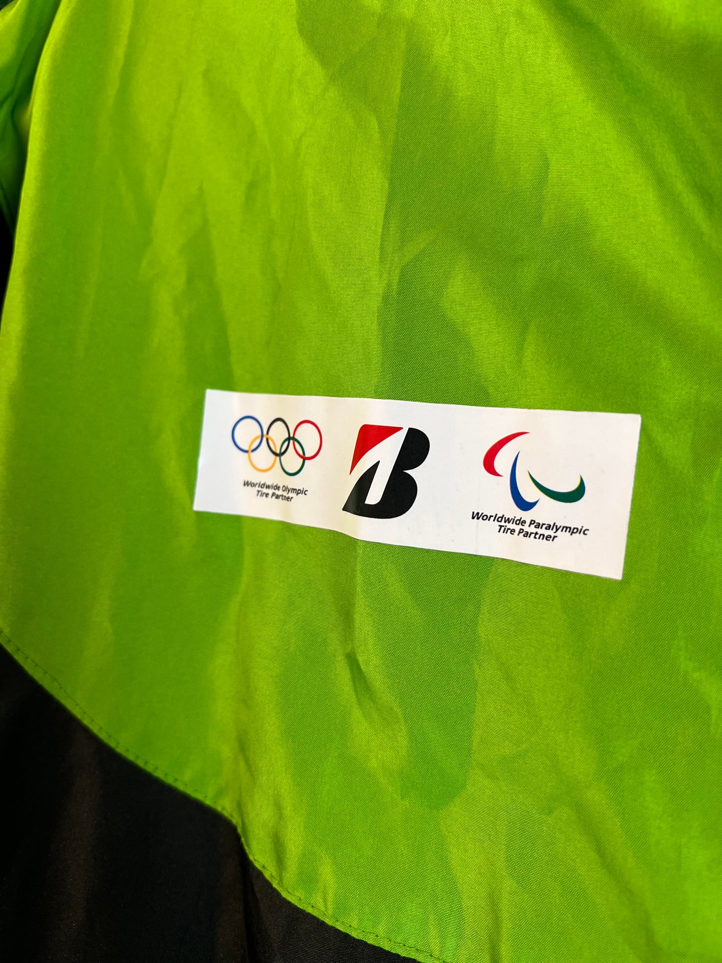 Bridgestone Ecopia - Black/Green Windbreaker Jacket (L)