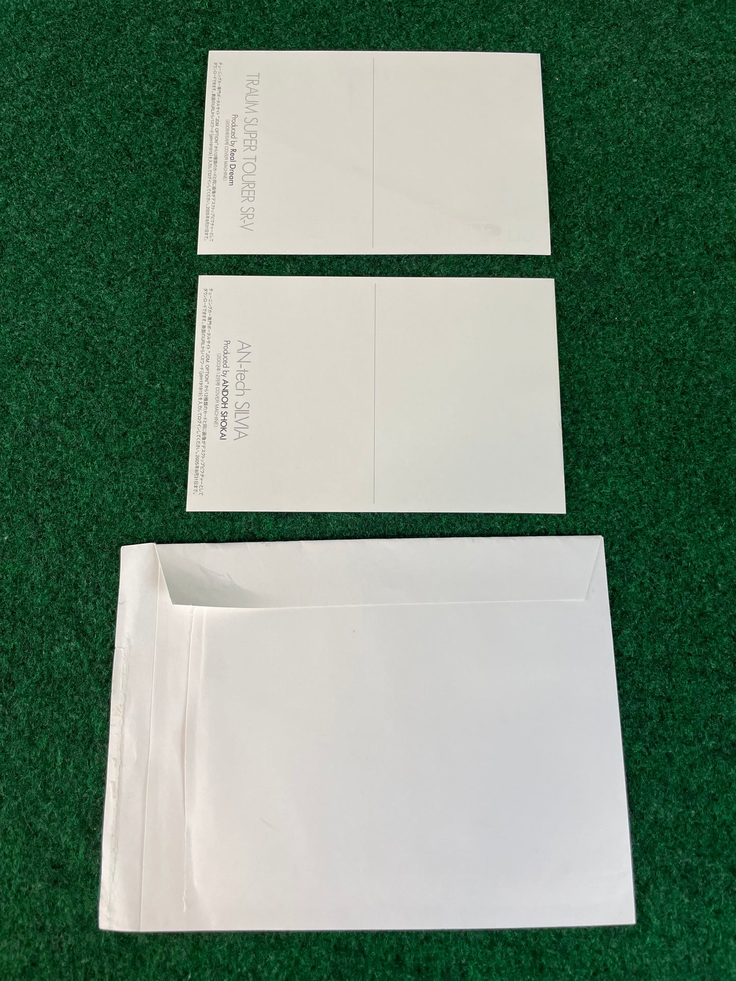 OPTION2 Magazine - Special Appendix Nissan Silvia S13 & Toyota Chaser JZX100 Postcards Set of 2
