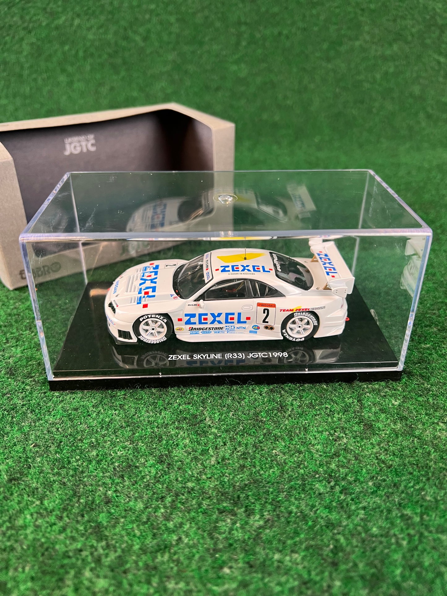 EBBRO Legend of JGTC - 1998 ZEXEL Nissan Skyline R33 GTR 1/43 Scale Diecast