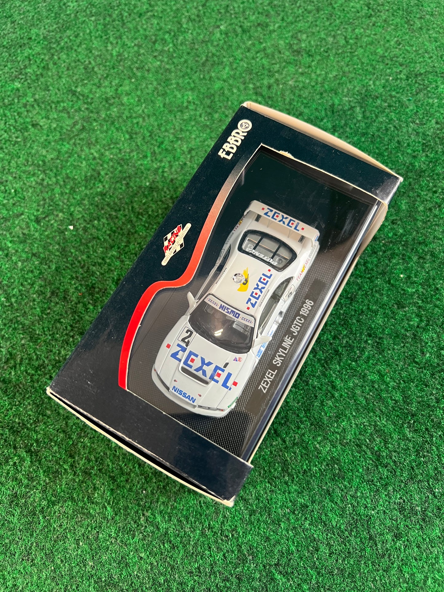 EBBRO Racing Car Collection - 1996 JGTC Zexel Nissan Skyline R33 GTR 1/43 Scale Diecast